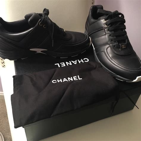 chanel sneakers womens saks|chanel flat heel shoes.